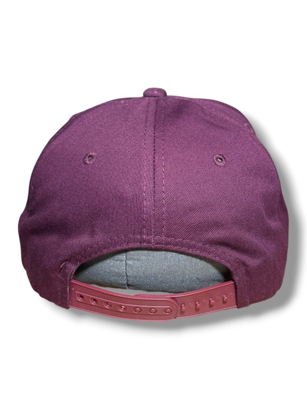 Decky Johnny Cash Patch Snapback Hat Deep Plum - Picture 3 of 5